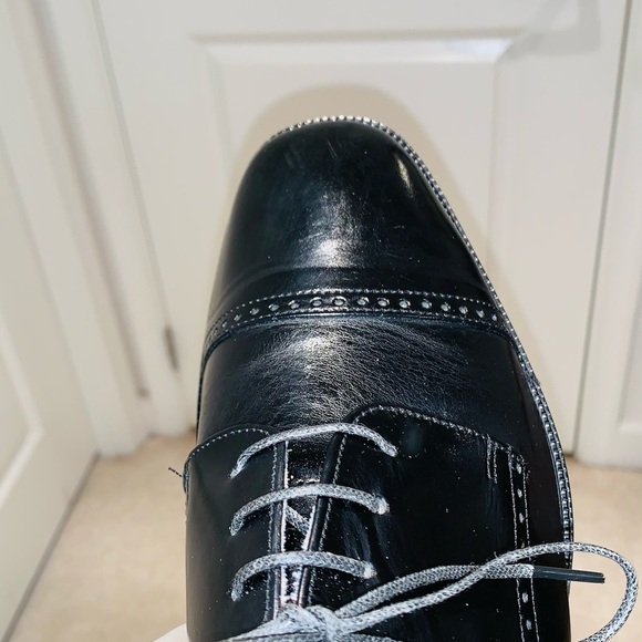 Giorgio Brutini Leather Brogue Cap Toe Oxfords. - Picture 6 of 14